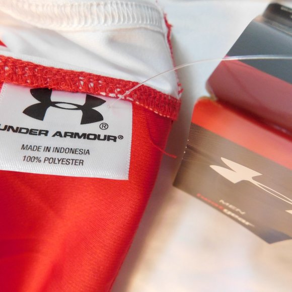 Under Armour Heat Gear UTAH NCAA Red Jersey Men's XXL NEW - Picture 5 of 7